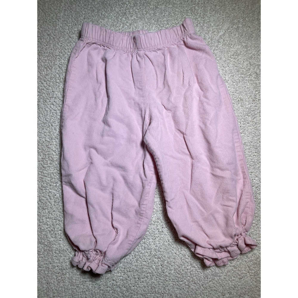 Baby Luigi Pink Corduroy Pants Size 12 Months Made In Peru 100% Cotton